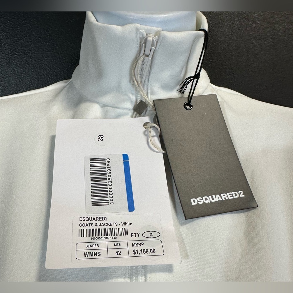 Dsquared2 White Stirrup Snow one Piece Ski Suit NWT - Picture 6 of 10